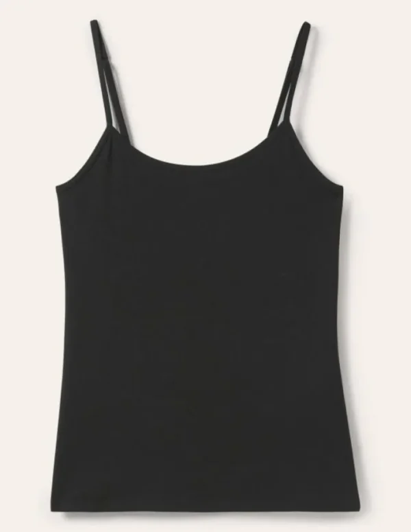 Sale Boden Schlichtes Camisole-Oberteil- Schwarz