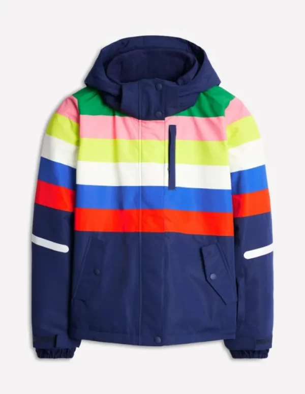 Cheap Boden Skijacke- Regenbogenstreifen