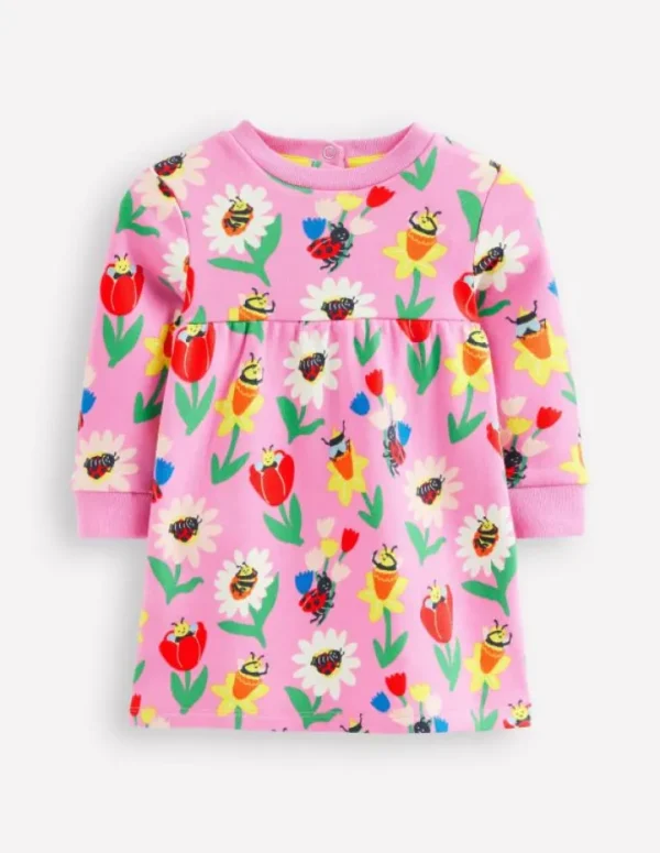 Shop Boden Sweatshirt-Kleid-Fliederzucker Frühlingsgarten FliederzuckerFrühlingsgarten