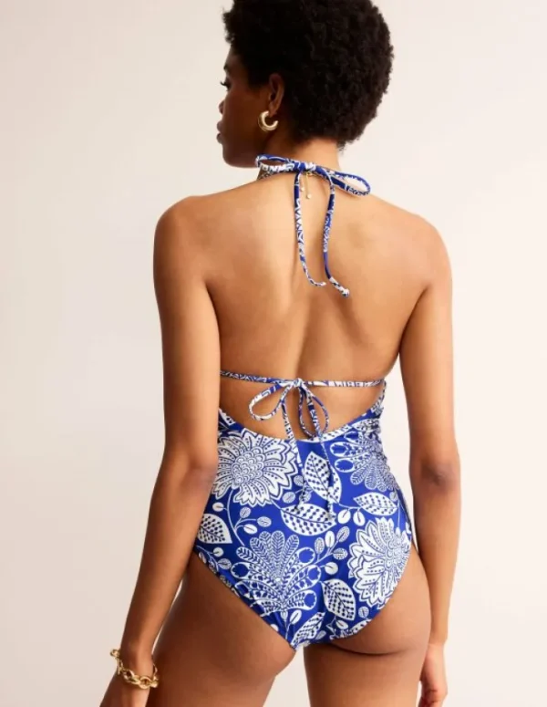 Hot Boden Symi Badeanzug zum Binden-Surf The Web, Gardenia Swirl SurfTheWeb,GardeniaSwirl