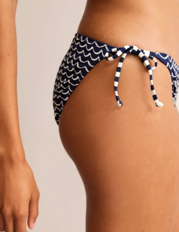 Hot Boden Symi Bikinihose zum Binden-Französisches Marineblau, Möwe FranzösischesMarineblau,Möwe