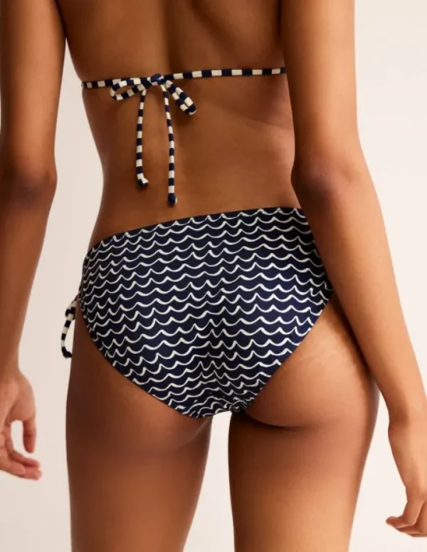 Hot Boden Symi Bikinihose zum Binden-Französisches Marineblau, Möwe FranzösischesMarineblau,Möwe