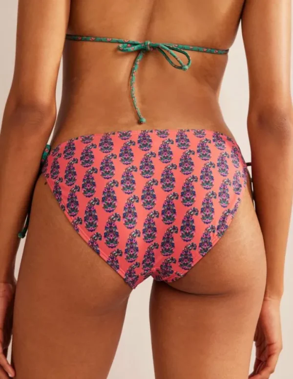 Online Boden Symi Bikinihose zum Binden-Persimmon Orange Paisley PersimmonOrangePaisley