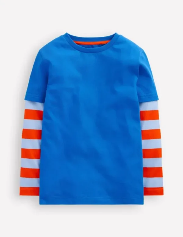 Cheap Boden T-Shirt im Lagenlook- Blau