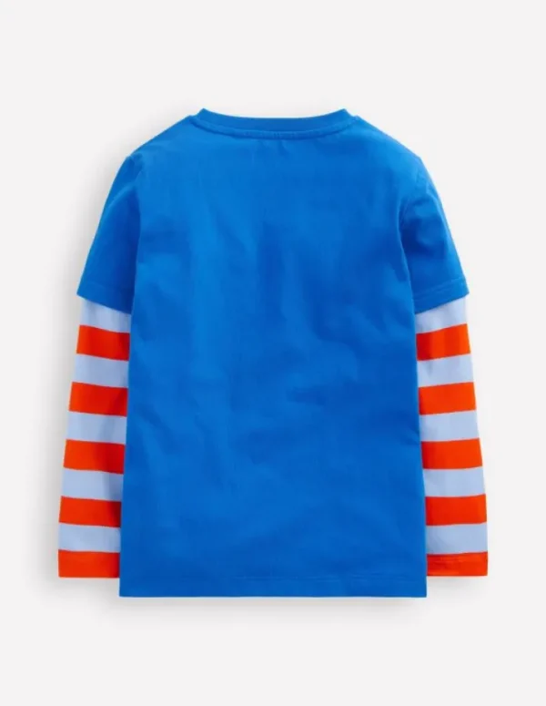 Cheap Boden T-Shirt im Lagenlook- Blau