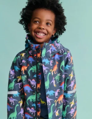 New Boden Wasserdichte Fischerjacke-Roboterblau Dinos RoboterblauDinos