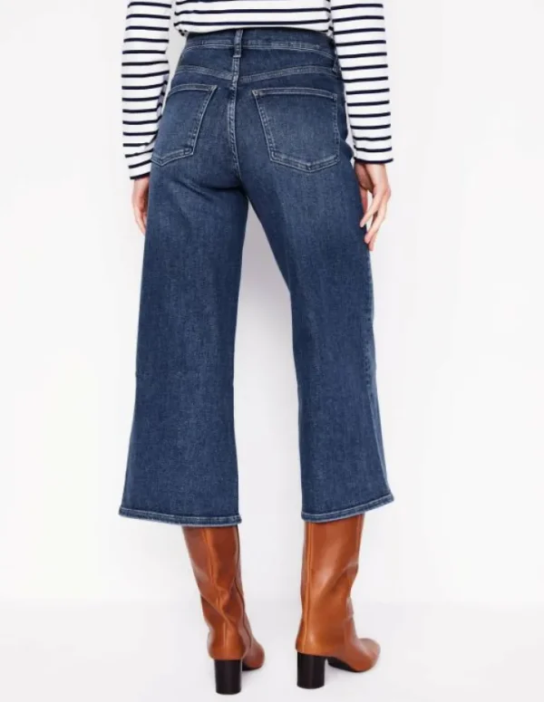 Sale Boden Weite, verkürzte Jeans mit hohem Bund-Beatnik Red