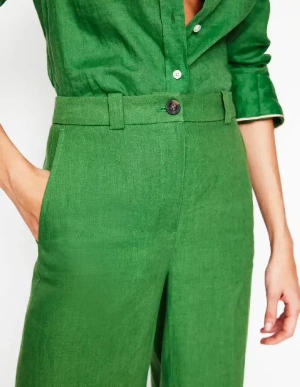 Flash Sale Boden Westbourne Leinenhose- Leguangrün